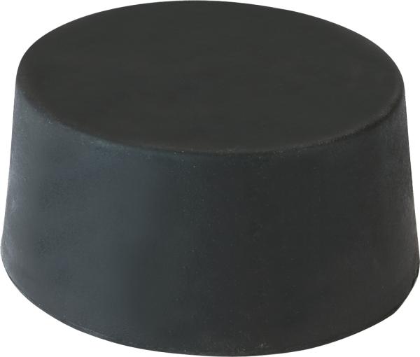 Ersatz-Gummiaufsatz rund, ge- schraubte Ausf. f. PHR125+150 vorne