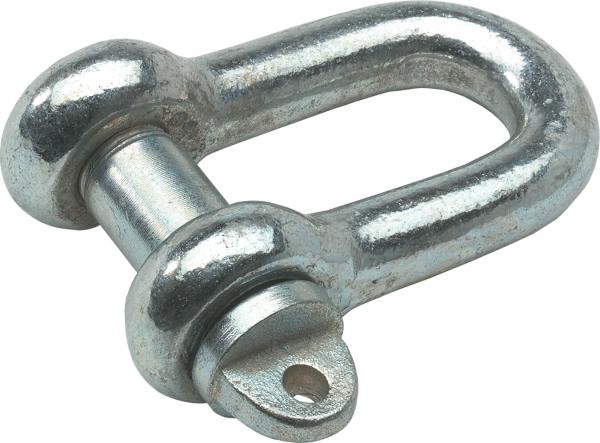 Schäkel, Form A, 10 mm verzinkt vorne