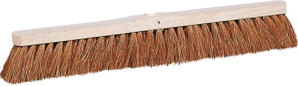 Werkstattbesen 40 cm, o. Stiel braune Kokosborsten vorne