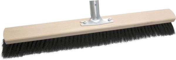 Saalbesen 80 cm, Naturhaar Buchenholz, Stielehalter 28mm vorne