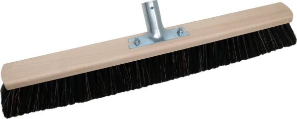 Saalbesen 60cm, Rosshaarmisch. Stielhalter extra stark, 28mm vorne