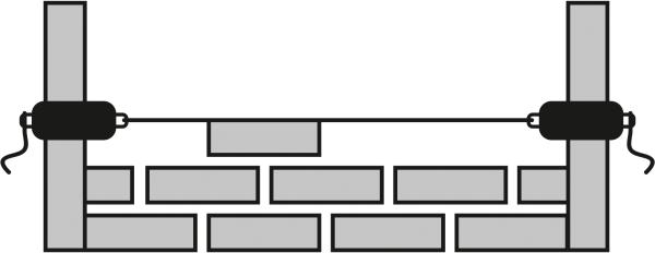 Schnurspannerklötze 2 Stück Schnellspannverschluß