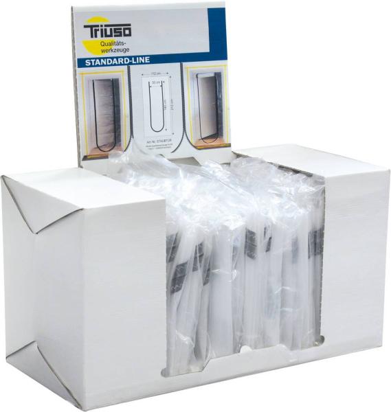 Staubschutz-Tür 2,12m x 1,12m 100my mit Reißverschluss