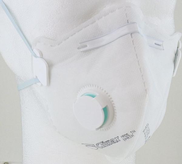 Atemschutz-Faltmaske FFP3 1 St Ausatemventil vorne