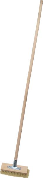Teerbesen 22cm mit Stiel 150cm montiert vorne
