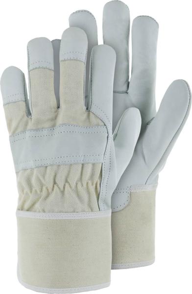 Arbeitshandschuh aus Rindvoll leder, gefüttert  Gr.12 vorne