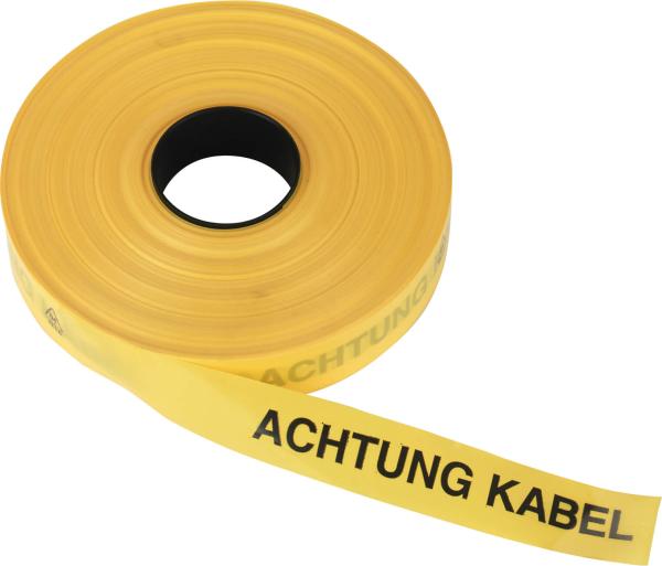 Trassenwarnband 40mm x 250m ""Achtung Lichtwellenleiter"" vorne""