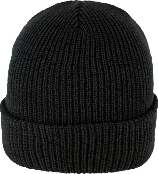Strick-Beanie, schwarz, 27cm 100% Polyacryl