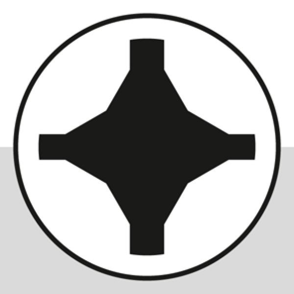 Bit 1/4" PH1, TIN-Beschichtung