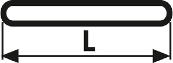 Rundschlinge, 2t, 2,0m, grün aus Polyester als Endlosstrang