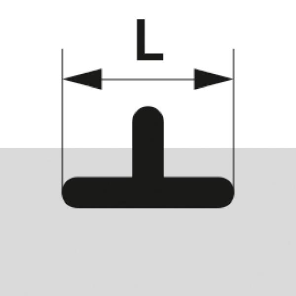 Fugen T-Stück 5x60x15mm 100Stk Kunststoff m. Auftriebsicheru.
