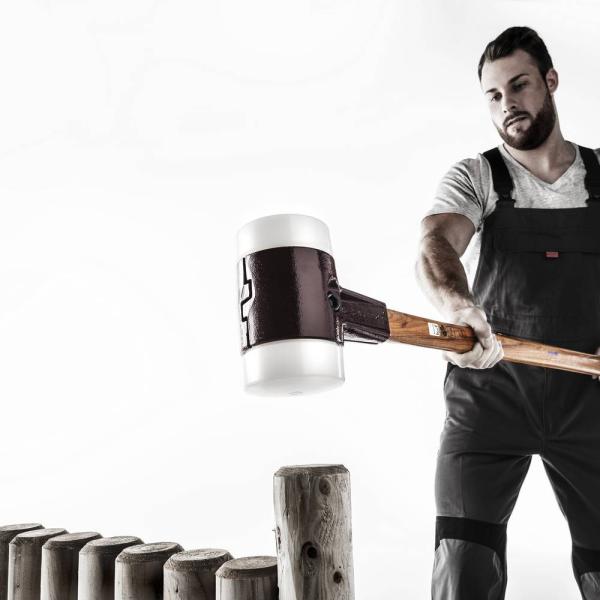 Vorschlaghammer-Einsatz 100mm Superplastik weiß