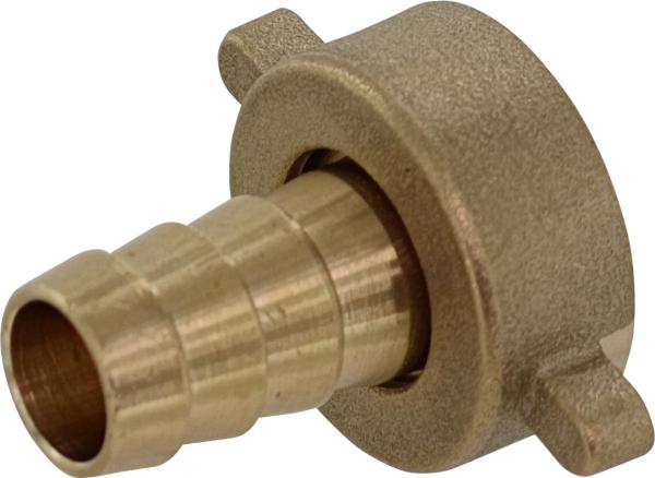 Schlauchverschraubung IG1"" Messing, Stutzen 19mm (3/4"") vorne""