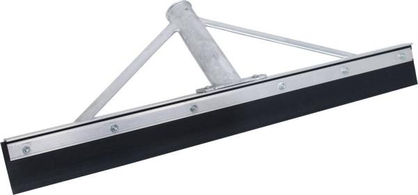 Gummischieber 60cm mit Strebe 600x65mm, Alu-Rücken vorne