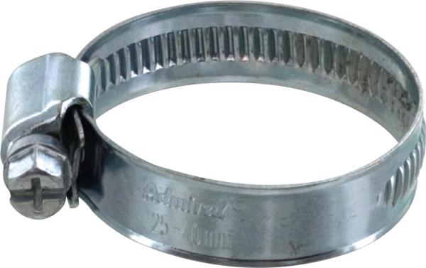 Schlauchschelle 16-25 2 Stück DIN 3017-1 Material W1 vorne