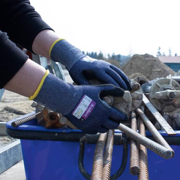 XC-Cut-C du-blau, Gr. 09 UHMWPE, Nitril, Hitzeschutz