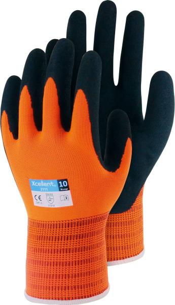 XC-Line orange, Gr. 06 Latex, Poly. 360  atmungsaktiv vorne
