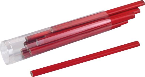 Zimmermannsbleistift 175mm oval, 10 Stück vorne